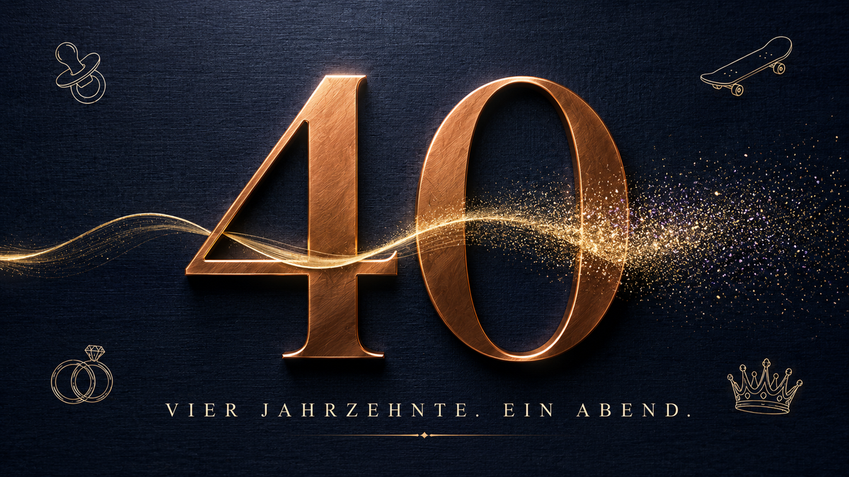 Geschenke zum 40. Geburtstag: Ideen für die beste Version eines Menschen