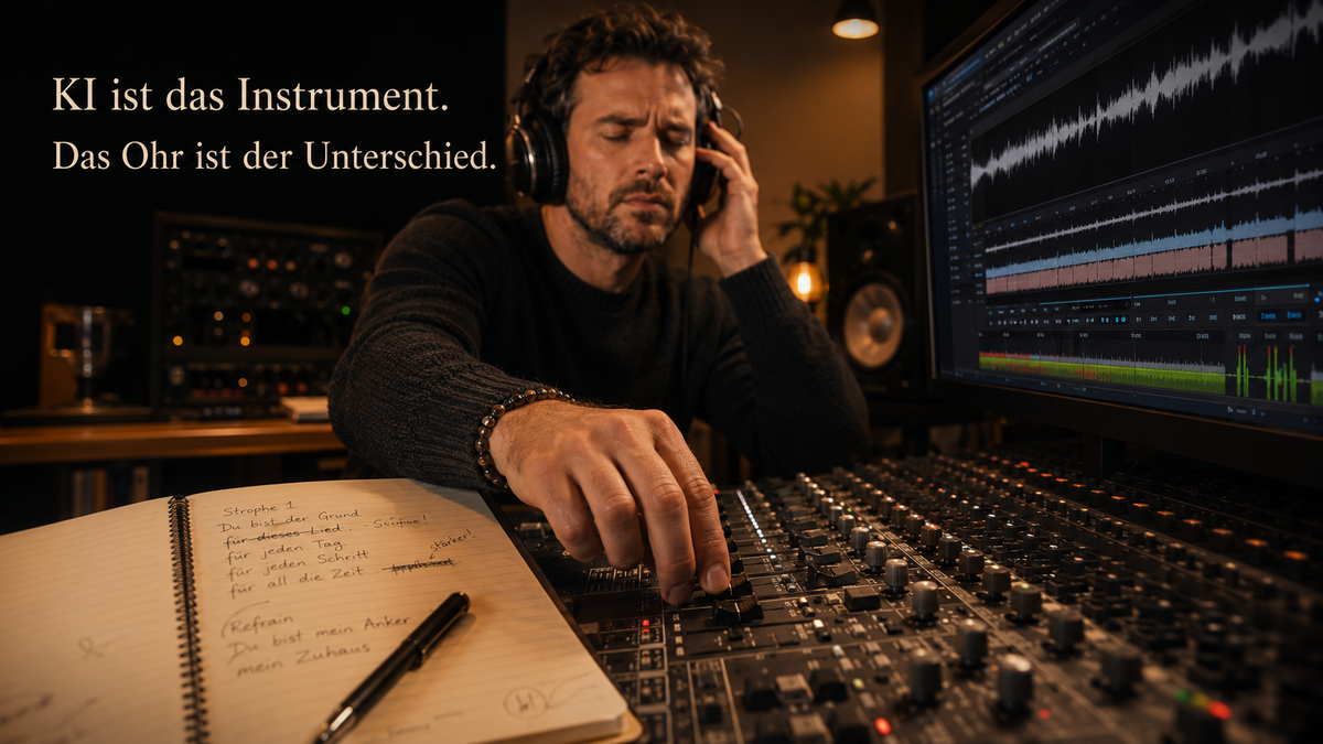 KI-Song selbst erstellen vs. schreiben lassen: Der ehrliche Vergleich (von Musikern)
