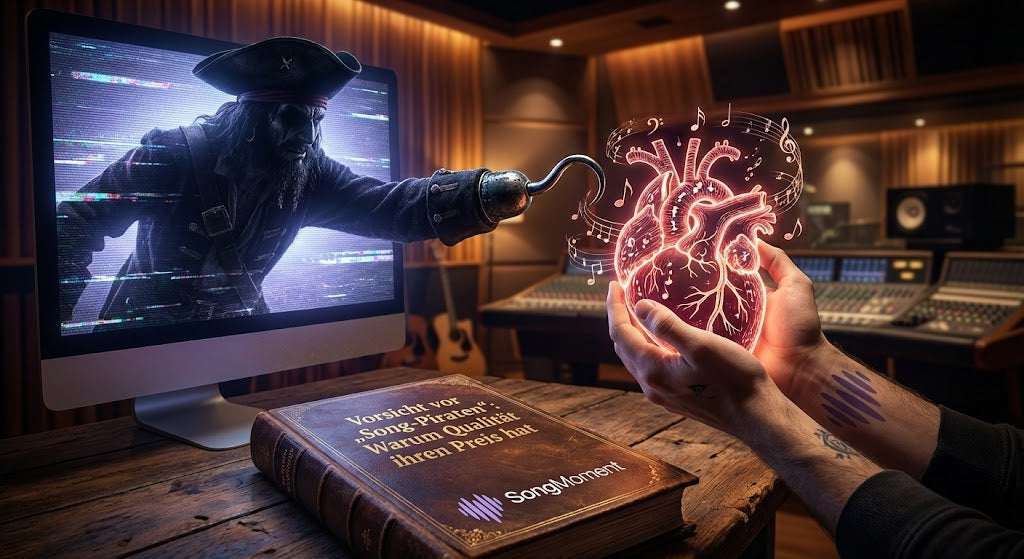 Vorsicht vor „Song-Piraten“: Warum dein persönlichstes Geschenk kein Billig-Import sein darf.