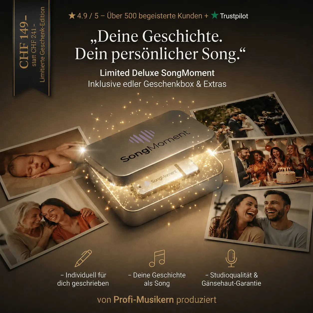 Dein persönlicher Song - mit Gratis Geschenkbox