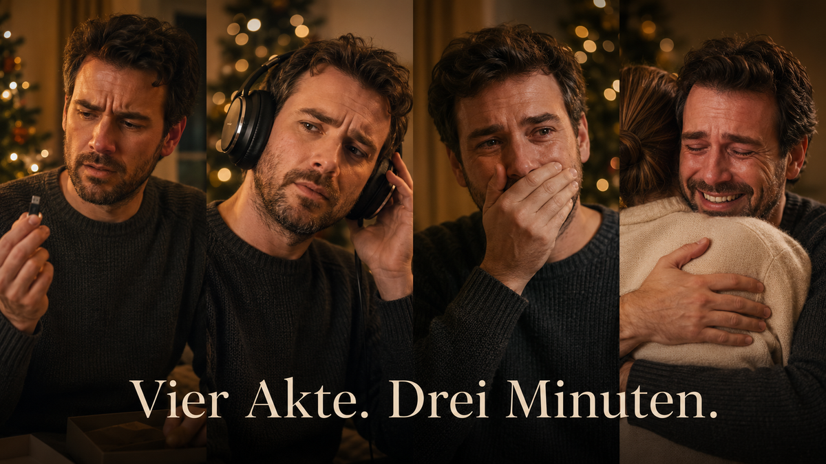 Das emotionalste Weihnachtsgeschenk: Ein eigenes Lied unterm Baum (mit echten Reaktionen)