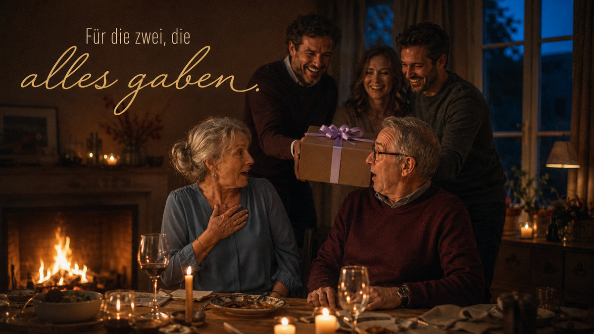 Geschenk für Eltern: Ideen für die zwei, die immer für euch da waren