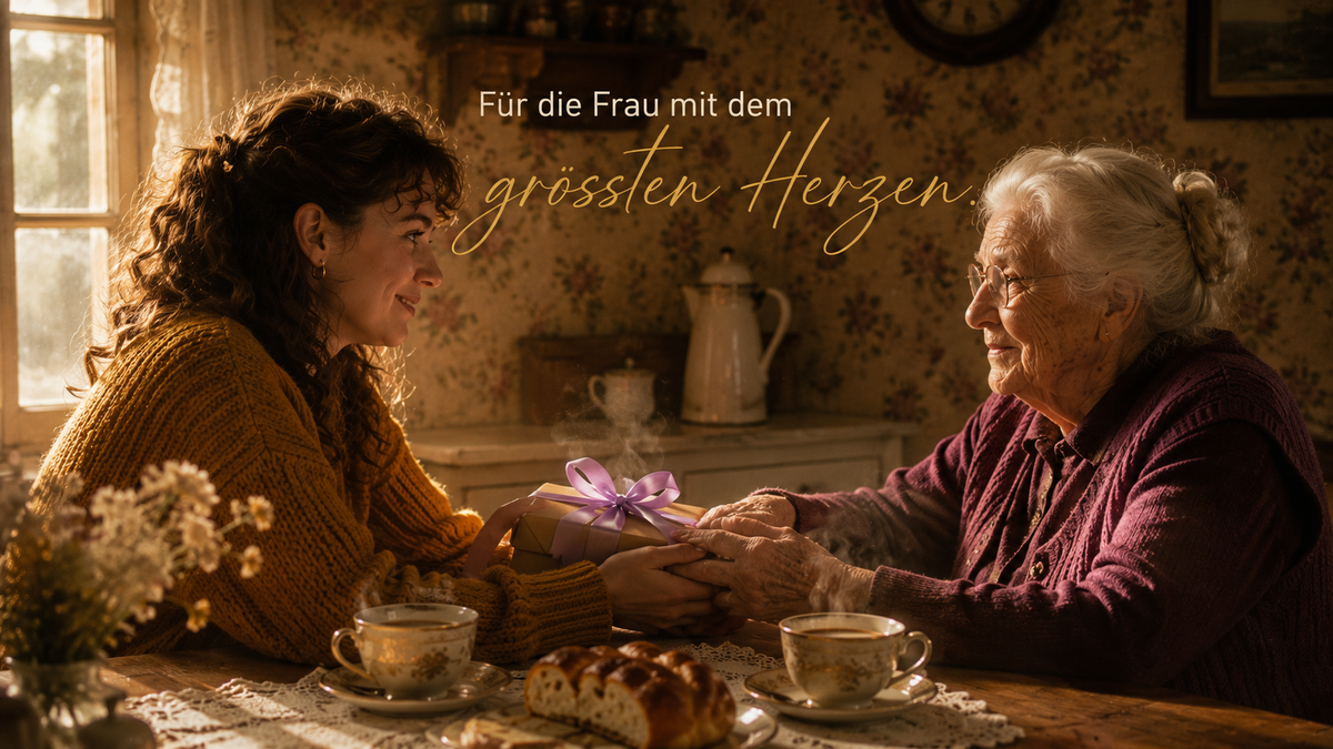 Geschenk für Oma: die schönsten Ideen von Herzen | SongMoment