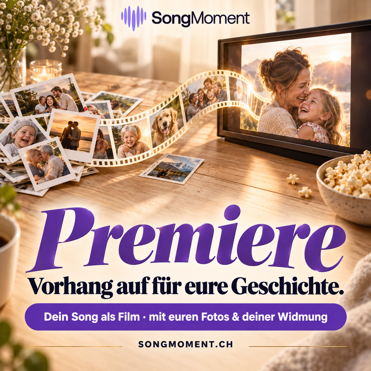SongMoment Premiere – dein Song als Film